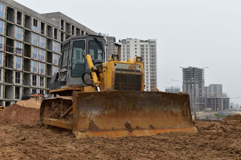 Bulldozer Land Excavation